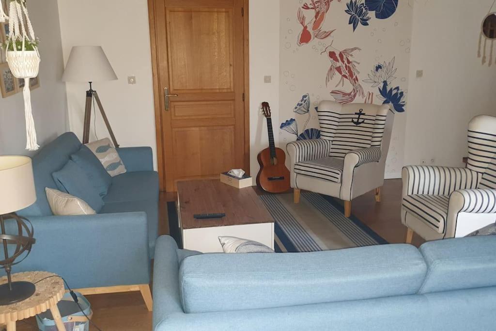 Cottage Entre Mer Et Campagne Pont-Scorff ภายนอก รูปภาพ